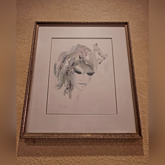 Rare & Original Hand Signed Shan Merry Artist Proof Seriolithograph Framed Art - Picture 4 of 5